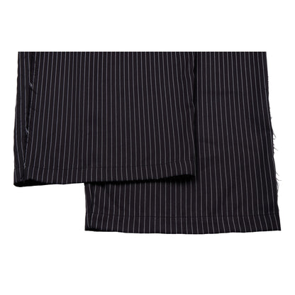 NEUTRAL SOCIETY PLEATED BALLOON TROUSERS-BLACK STRIPES