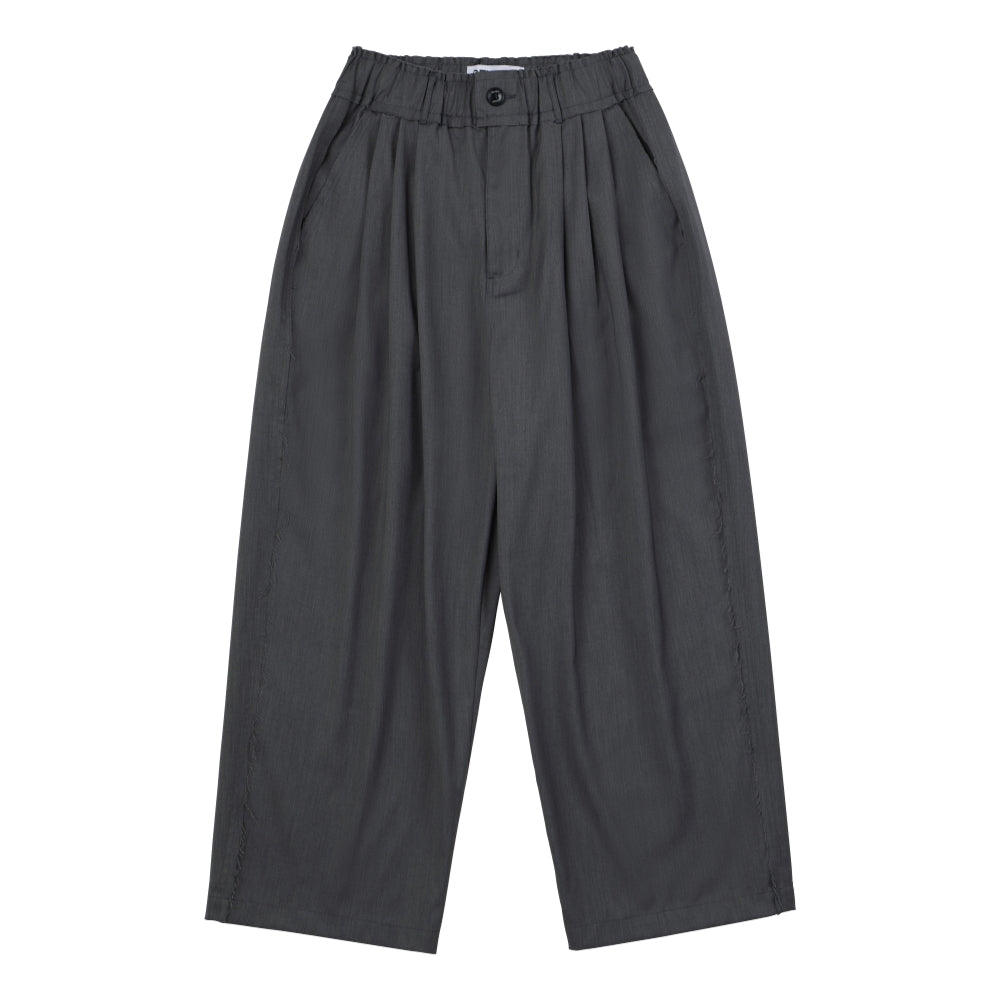 NEUTRAL SOCIETY PLEATED BALLOON TROUSERS-GREY