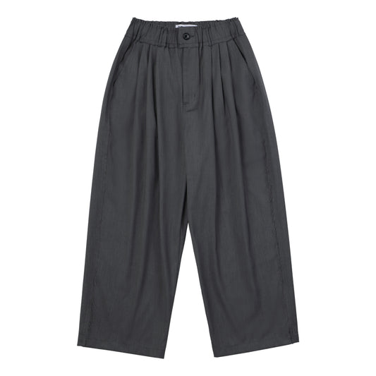 NEUTRAL SOCIETY PLEATED BALLOON TROUSERS-GREY