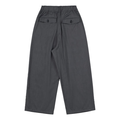 NEUTRAL SOCIETY PLEATED BALLOON TROUSERS-GREY
