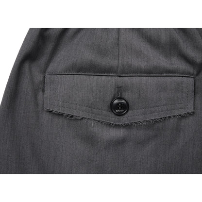 NEUTRAL SOCIETY PLEATED BALLOON TROUSERS-GREY
