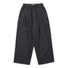 NEUTRAL SOCIETY PLEATED BALLOON TROUSERS-GRAY STRIPES