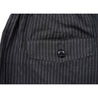 NEUTRAL SOCIETY PLEATED BALLOON TROUSERS-GRAY STRIPES
