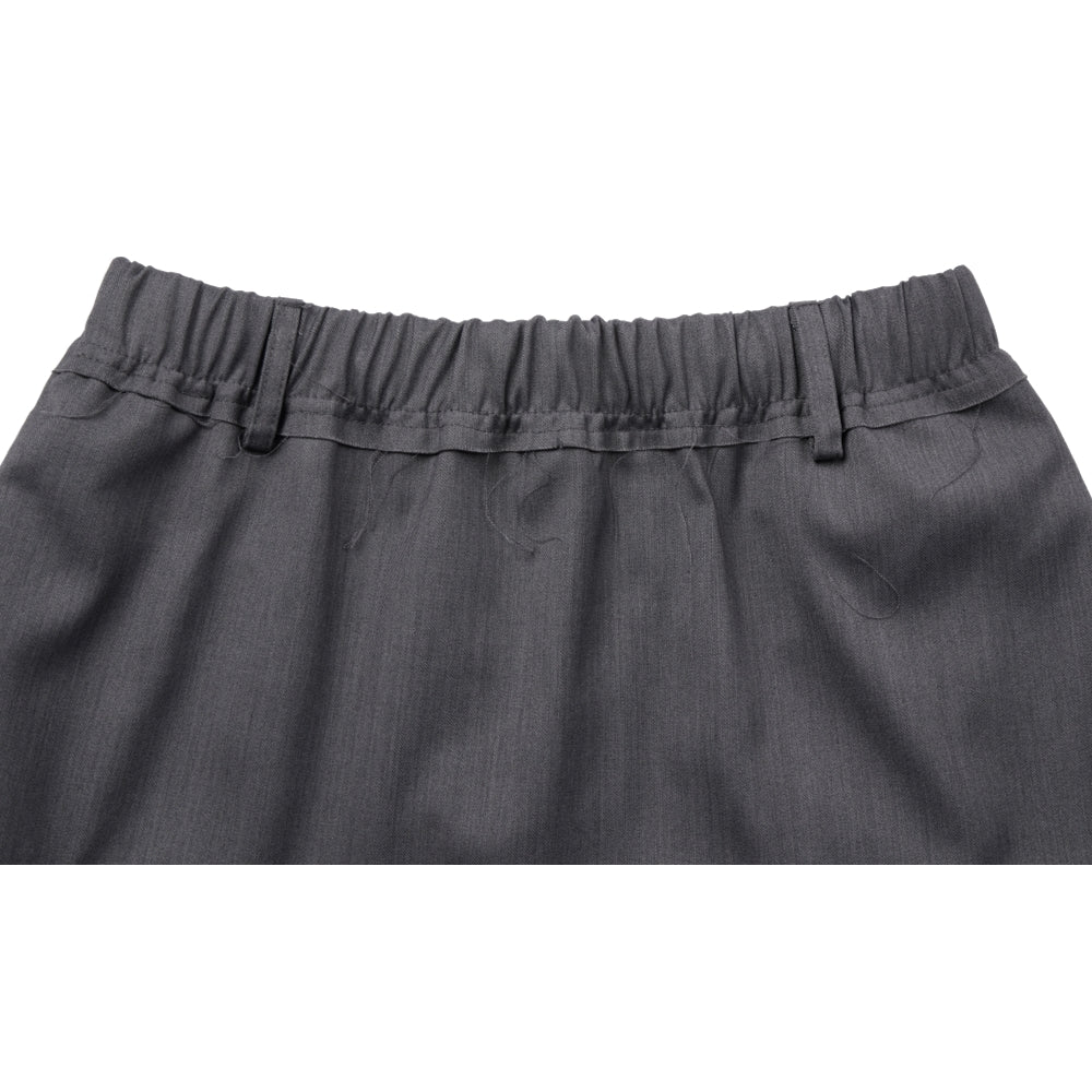 NEUTRAL SOCIETY PLEATED MIDI SKIRT-GREY