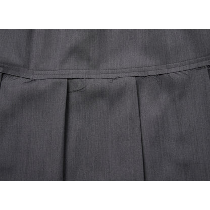 NEUTRAL SOCIETY PLEATED MIDI SKIRT-GREY