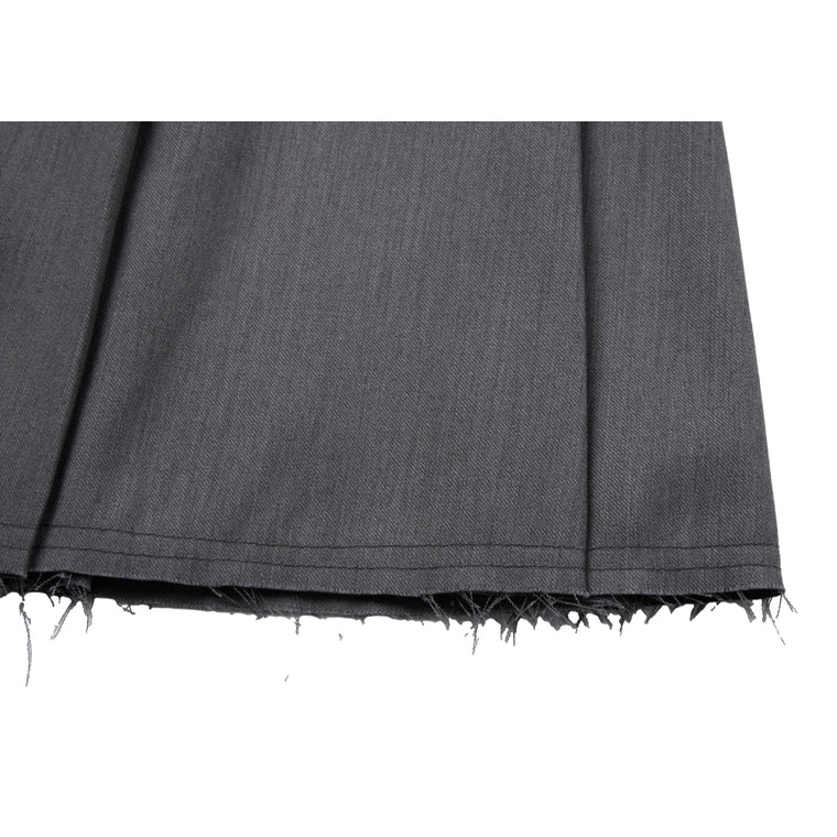 NEUTRAL SOCIETY PLEATED MIDI SKIRT-GREY