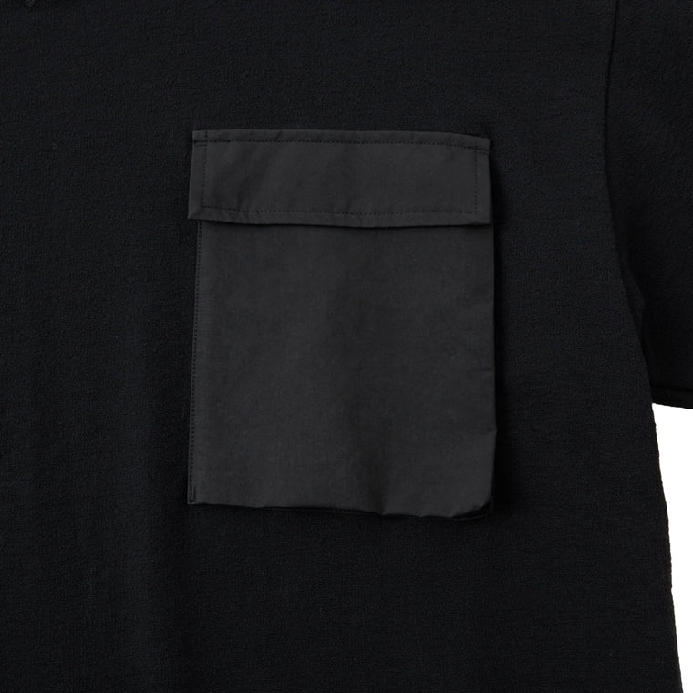 WHITE MOUNTAINEERING POCKET OVER SIZED T-SHIRT-BLACK