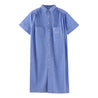 A[S]USL POCKET SHIRT DRESS-BLUE