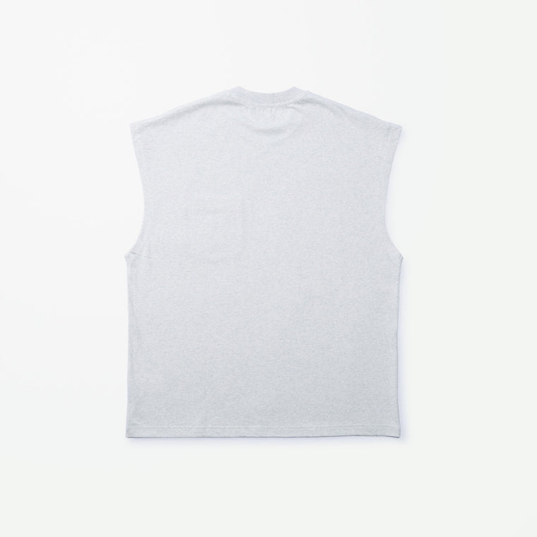 MADNESS POCKET TANK TOP-HEATHER GREY