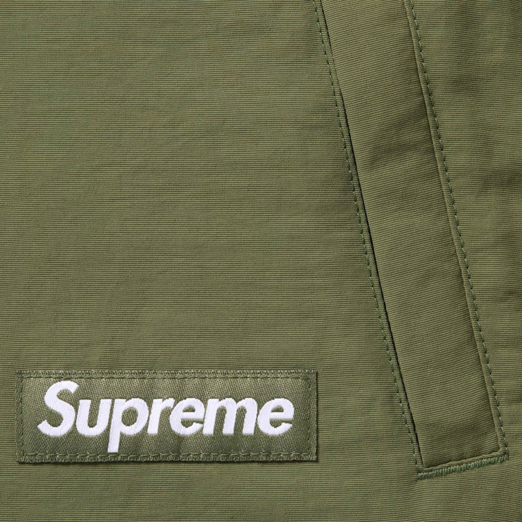 SUPREME POLARTEC® SHEARLING REVERSIBLE PULLOVER-OLIVE