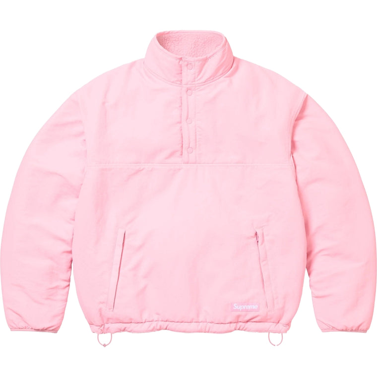 SUPREME POLARTEC® SHEARLING REVERSIBLE PULLOVER-PINK