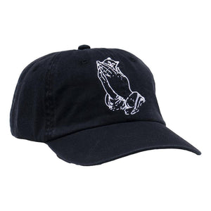 RIPNDIP PRAYING HANDS DAD HAT-BLACK