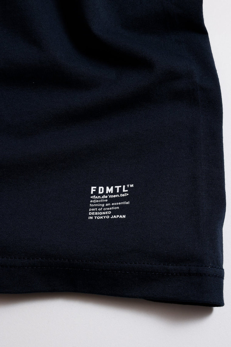 FUNDAMENTAL FA26TE15 / PRINTED BORO TEE-NAVY