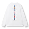 ORI FREDERIQO PRINTED LONG SLEEVES T-SHIRT-WHITE