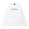 ORI FREDERIQO PRINTED LONG SLEEVES T-SHIRT-WHITE