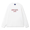 ORI FREDERIQO PRINTED LONG SLEEVES T-SHIRT-WHITE