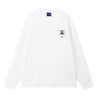 ORI FREDERIQO PRINTED LONG SLEEVES T-SHIRT-WHITE