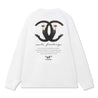 ORI FREDERIQO PRINTED LONG SLEEVES T-SHIRT-WHITE