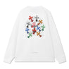 ORI FREDERIQO PRINTED LONG SLEEVES T-SHIRT-WHITE