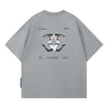ORI FREDERIQO PRINTED SS TEE-GREY