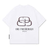 ORI FREDERIQO PRINTED SS TEE-WHITE