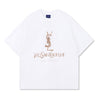 ORI FREDERIQO PRINTED SS TEE-WHITE