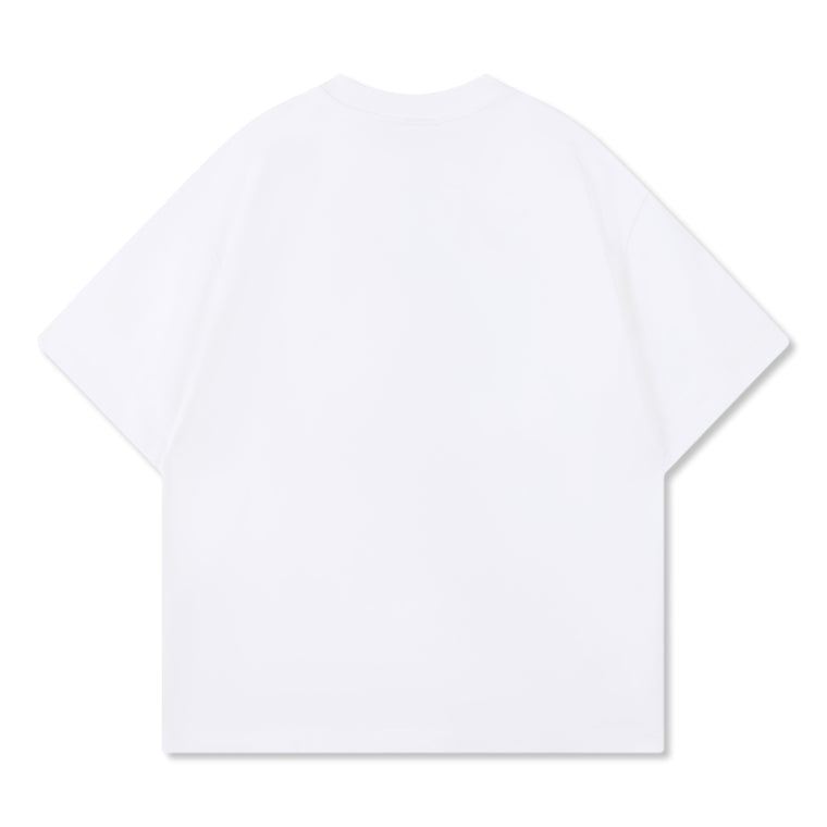 ORI FREDERIQO PRINTED SS TEE-WHITE