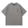 ORI FREDERIQO PRINTED SS TEE-GREY