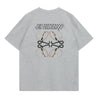 ORI FREDERIQO PRINTED T-SHIRT-GREY