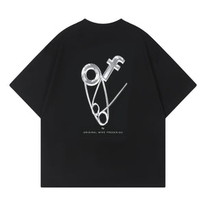 ORI FREDERIQO PRINTED TEE-BLACK