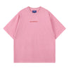 ORI FREDERIQO PRINTED WASHED SS TEE-PINK