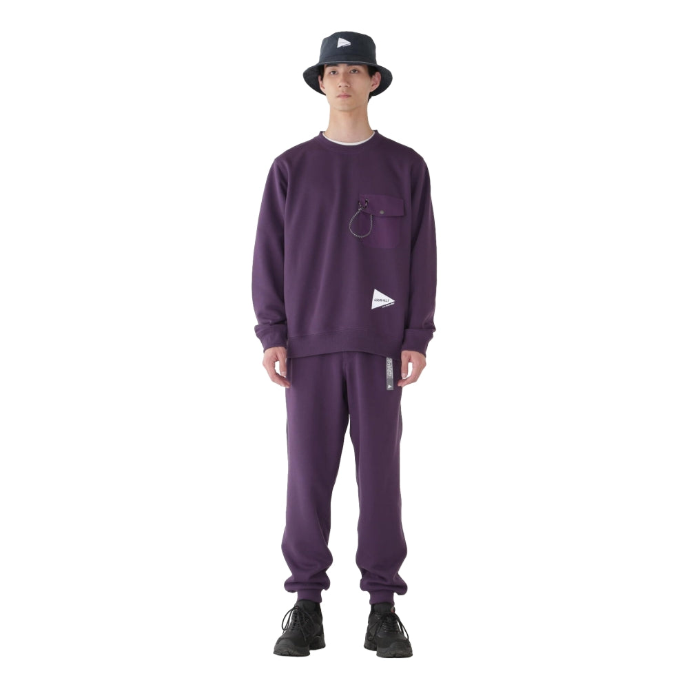 GRAMICCI GRAMICCI x ANDWANDER PRINT SWEATPANT-PURPLE