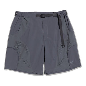 NINE POINT NINE PULSAR LASER SHORTS-DARK GREY