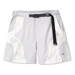 NINE POINT NINE PULSAR LASER SHORTS-LIGHT GREY