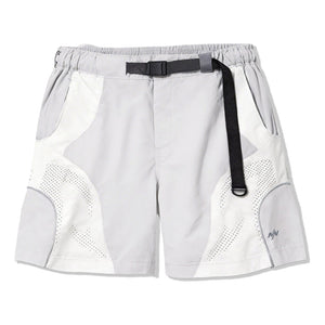 NINE POINT NINE PULSAR LASER SHORTS-LIGHT GREY