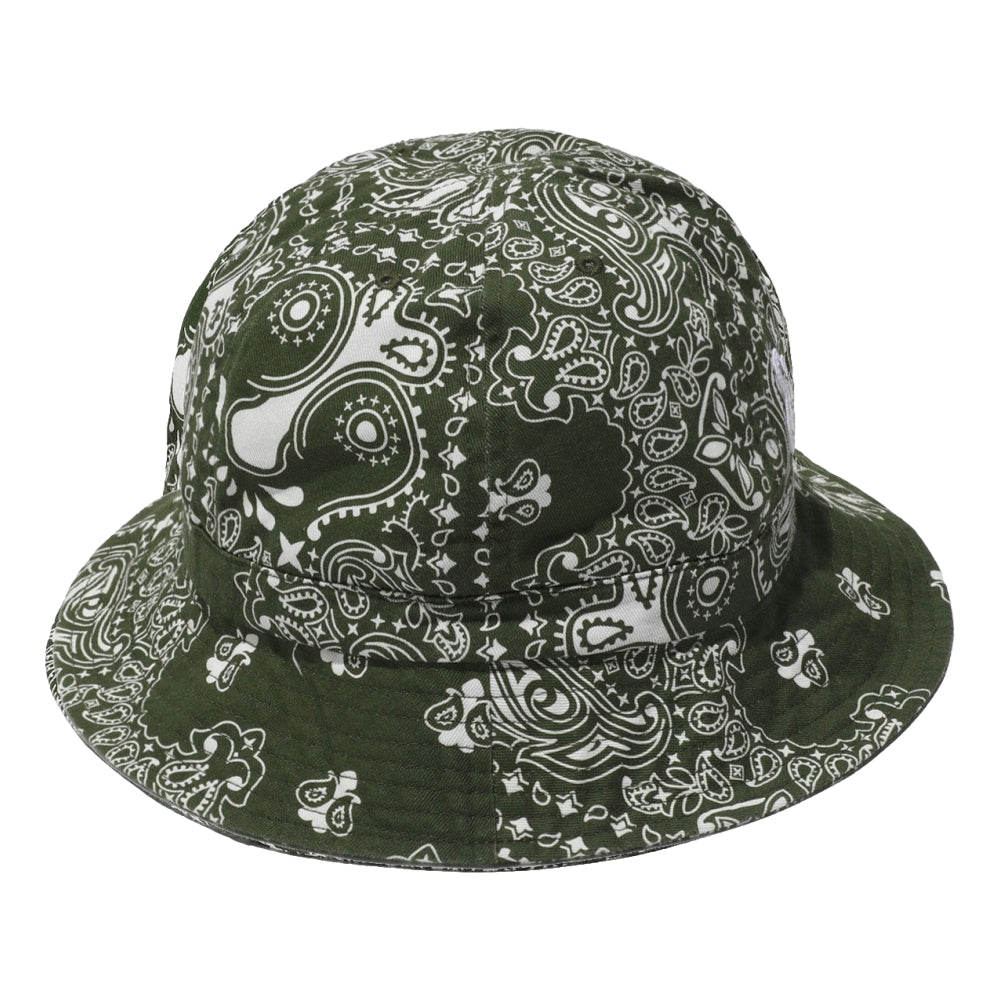#FR2 PAISLEY BUCKET HAT-KHAKI