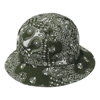 #FR2 PAISLEY BUCKET HAT-KHAKI