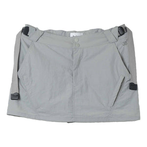ASTRA POLISH MINI SKIRT-LIGHT GREY