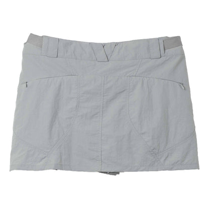 ASTRA POLISH MINI SKIRT-LIGHT GREY