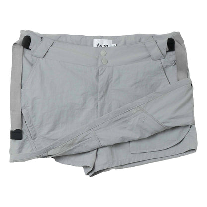 ASTRA POLISH MINI SKIRT-LIGHT GREY