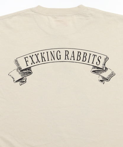 #FR2 RABBIT JESUS PIGMENT WASH T-SHIRT-IVORY