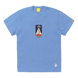 #FR2 RABBITS ABDUCTED BY UFO T-SHIRT-BLUE