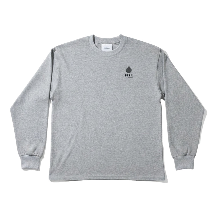 OPEN DIALOGUE RAIN LONG TEE-GREY