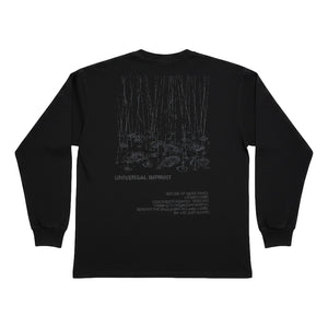OPEN DIALOGUE RAIN LONG TEE-BLACK