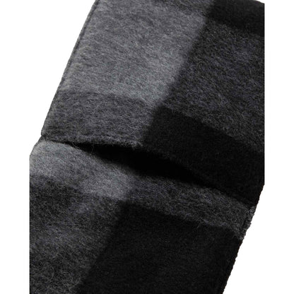 NONNATIVE RANCHER MUFFLER COTTON FLANNEL BLOCK CHECK-BLACK