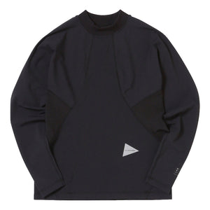 AND WANDER RASH GUARD (W)-BLACK