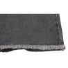 NEUTRAL SOCIETY RAW EDGE DENIM SKIRT-BLACK DENIM