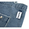 NEUTRAL SOCIETY RAW EDGE DENIM TOTE BAG-BLUE DENIM