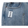 NEUTRAL SOCIETY RAW EDGE DENIM WIDE PANTS-BLUE DENIM