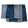 NEUTRAL SOCIETY RAW EDGE DENIM WIDE PANTS-BLUE DENIM